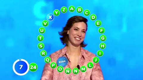 ¿Rosa se lleva el bote de Pasapalabra? Su primer 24 en El Rosco: ¡a una de ganar 2.128.000 euros! ¿Rosa se lleva el bote de Pasapalabra? Su primer 24 en El Rosco: ¡a una de ganar 2.128.000 euros!