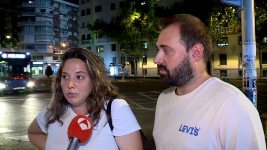Una pareja en Madrid