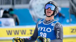 El Matteo Franzoso en Cortina d'Ampezzo en 2023 El Matteo Franzoso en Cortina d'Ampezzo en 2023