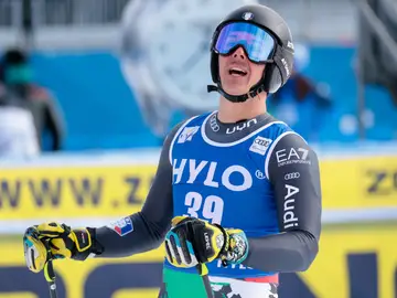 El Matteo Franzoso en Cortina d'Ampezzo en 2023 El Matteo Franzoso en Cortina d'Ampezzo en 2023