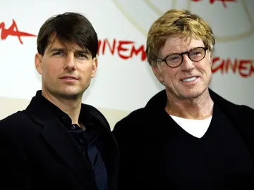 Tom Cruise y Robert Redford Tom Cruise y Robert Redford
