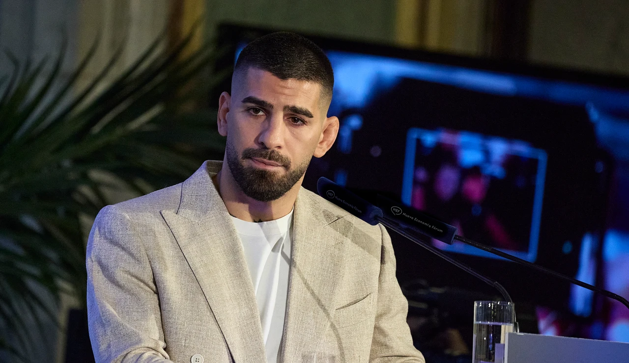 Ilia Topuria, en el Real Casino Gran Círculo de Madrid