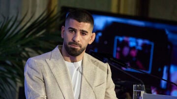 Ilia Topuria, en el Real Casino Gran Círculo de Madrid