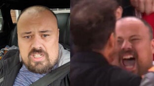 Jonathan Poulter, el aficionado con el que se encar&oacute; Simeone