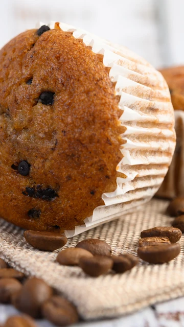 Magdalenas con pepitas de chocolate