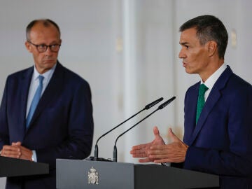 Pedro Sánchez y Friedrich Merz, canciller alemán