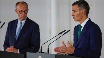 Pedro Sánchez y Friedrich Merz, canciller alemán