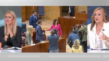 Rifirrafe Elisa Beni y Afra Blanco.
