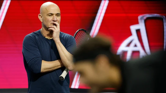 Andre Agassi, en San Francisco Andre Agassi, en San Francisco