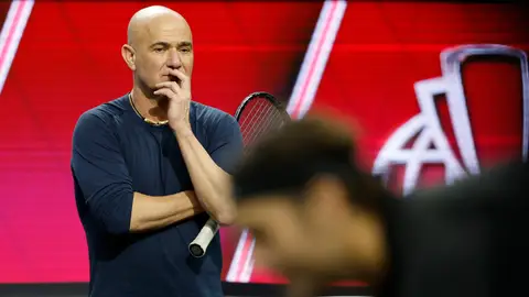 Andre Agassi, en San Francisco Andre Agassi, en San Francisco