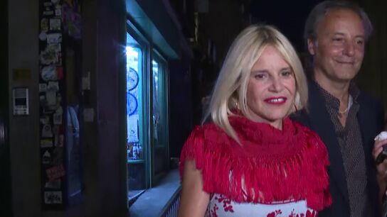 Eugenia Mart&iacute;nez de Irujo, a la salida del desfile de Carolina Herrera