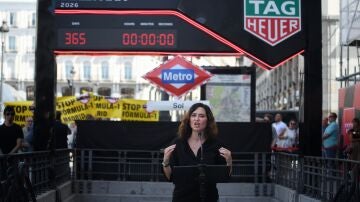 Isabel Díaz Ayuso, en un acto a un año de la vuelta de la F1 a Madrid