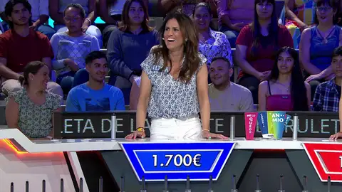 Todo que ganar: el Bote alegra la visita de Teresa a La ruleta de la suerte Todo que ganar: el Bote alegra la visita de Teresa a La ruleta de la suerte