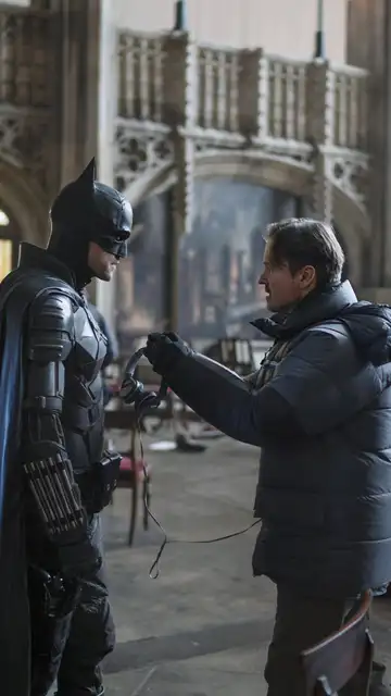 Matt Reeves y Robert Pattinson en el rodaje de The Batman Matt Reeves y Robert Pattinson en el rodaje de The Batman