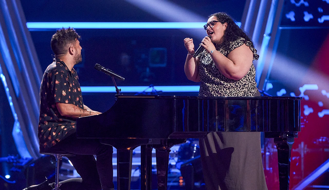 Pablo López y María, talent de La Voz