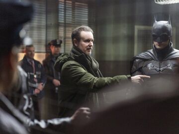 Matt Reeves y Robert Pattinson rodando The Batman