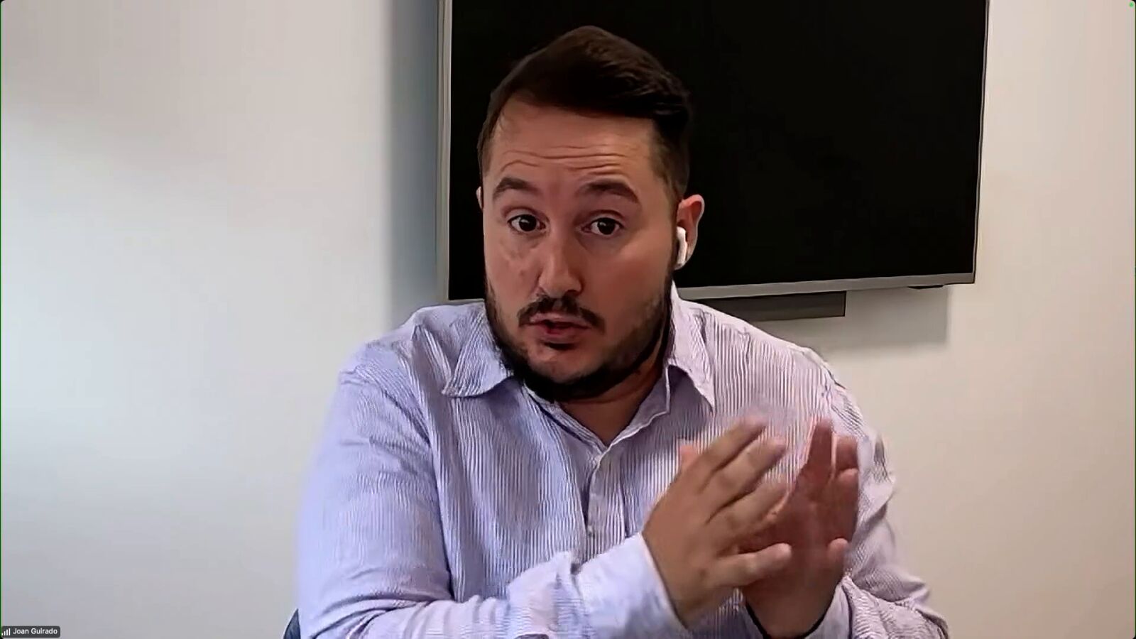 La legislatura solo puede continuar de una manera, según Joan Guirado: 