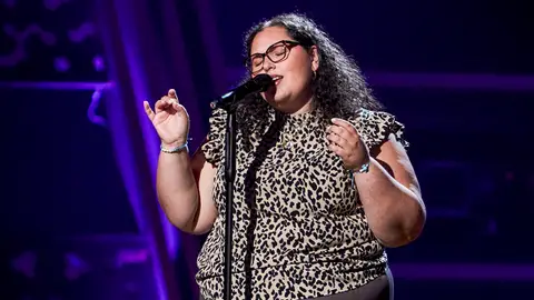 María, talent de La Voz María, talent de La Voz