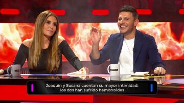 Joaquín Sánchez y Susana Saborido descubren una intimidad