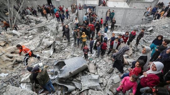 Las masacres se multiplican en la capital de la franja de Gaza. Medio mill&oacute;n de personas no tienen ad&oacute;nde ir