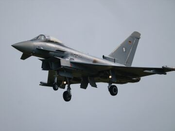 Imagen de archivo de un Eurofighter 