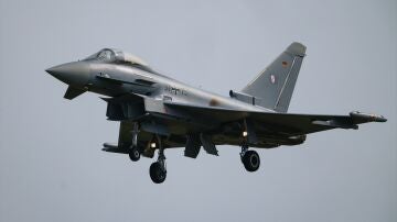 Imagen de archivo de un Eurofighter 