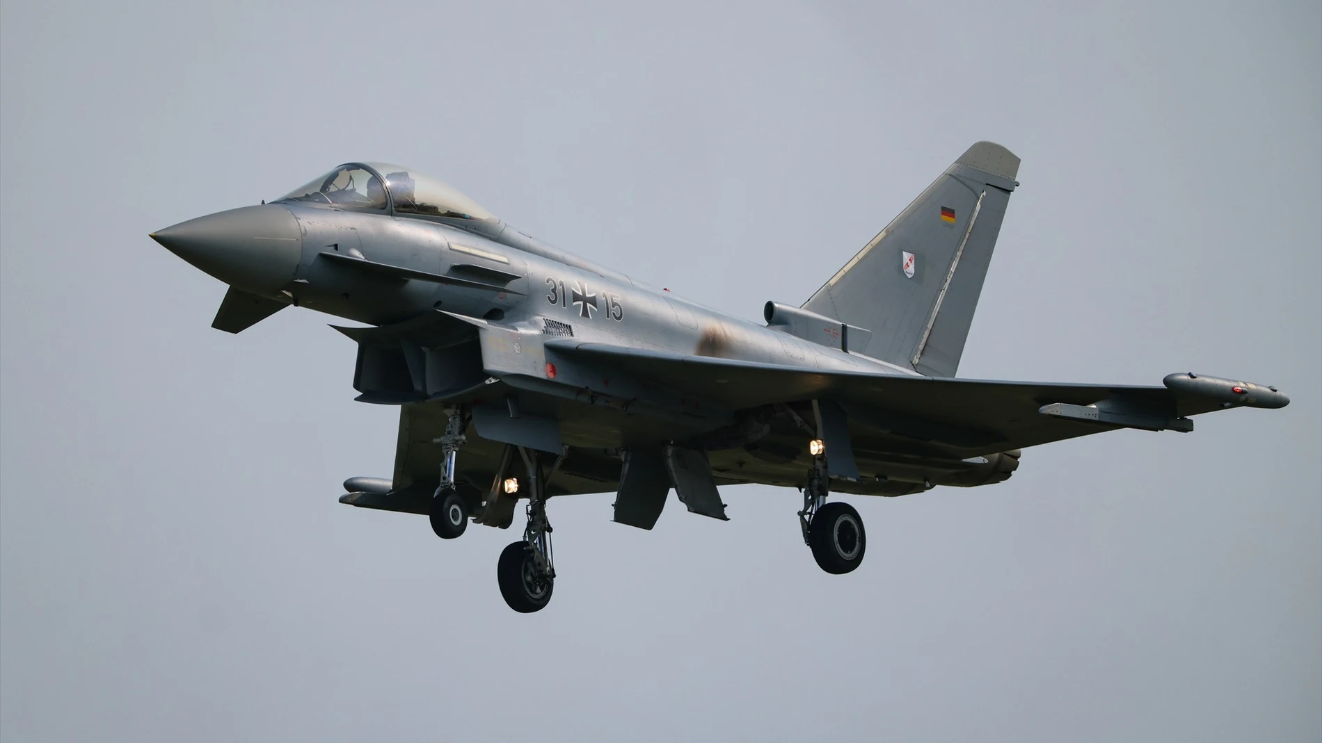 Imagen de archivo de un Eurofighter Imagen de archivo de un Eurofighter