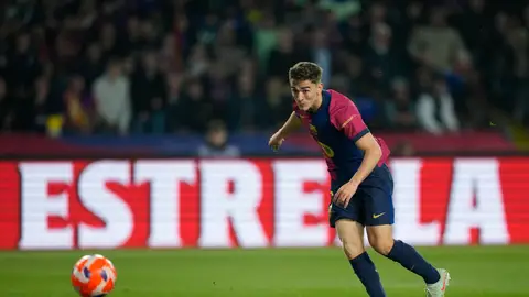 Gavi, en un partido del Barcelona Gavi, en un partido del Barcelona