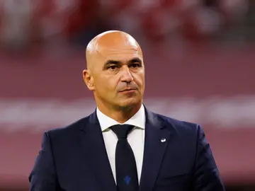 Roberto Martínez, en el Puskas Arena antes del Hungría - Portugal Roberto Martínez, en el Puskas Arena antes del Hungría - Portugal