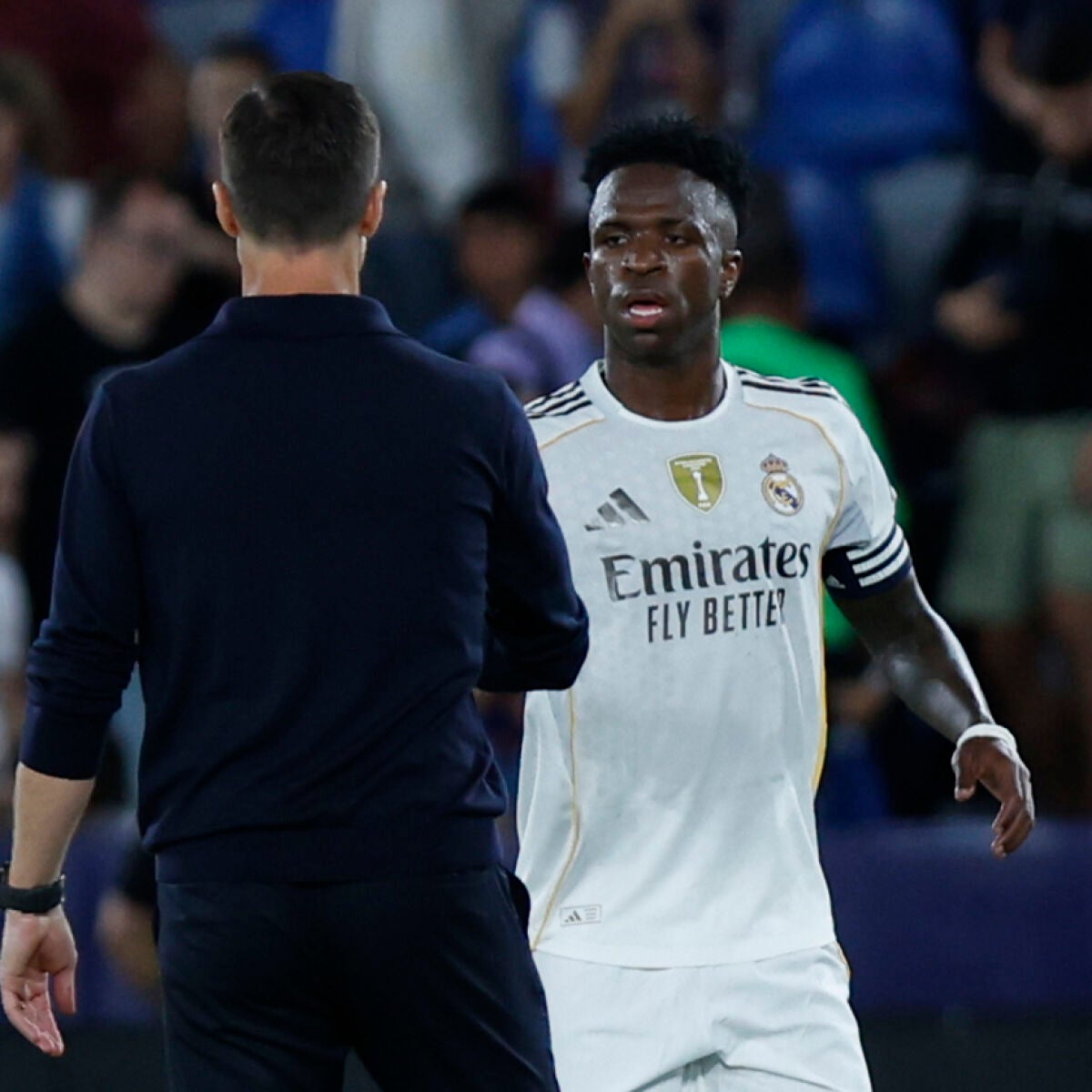 Xabi Alonso, sobre Vinícius: "Ha sido decisivo e importante. Un gran partido"