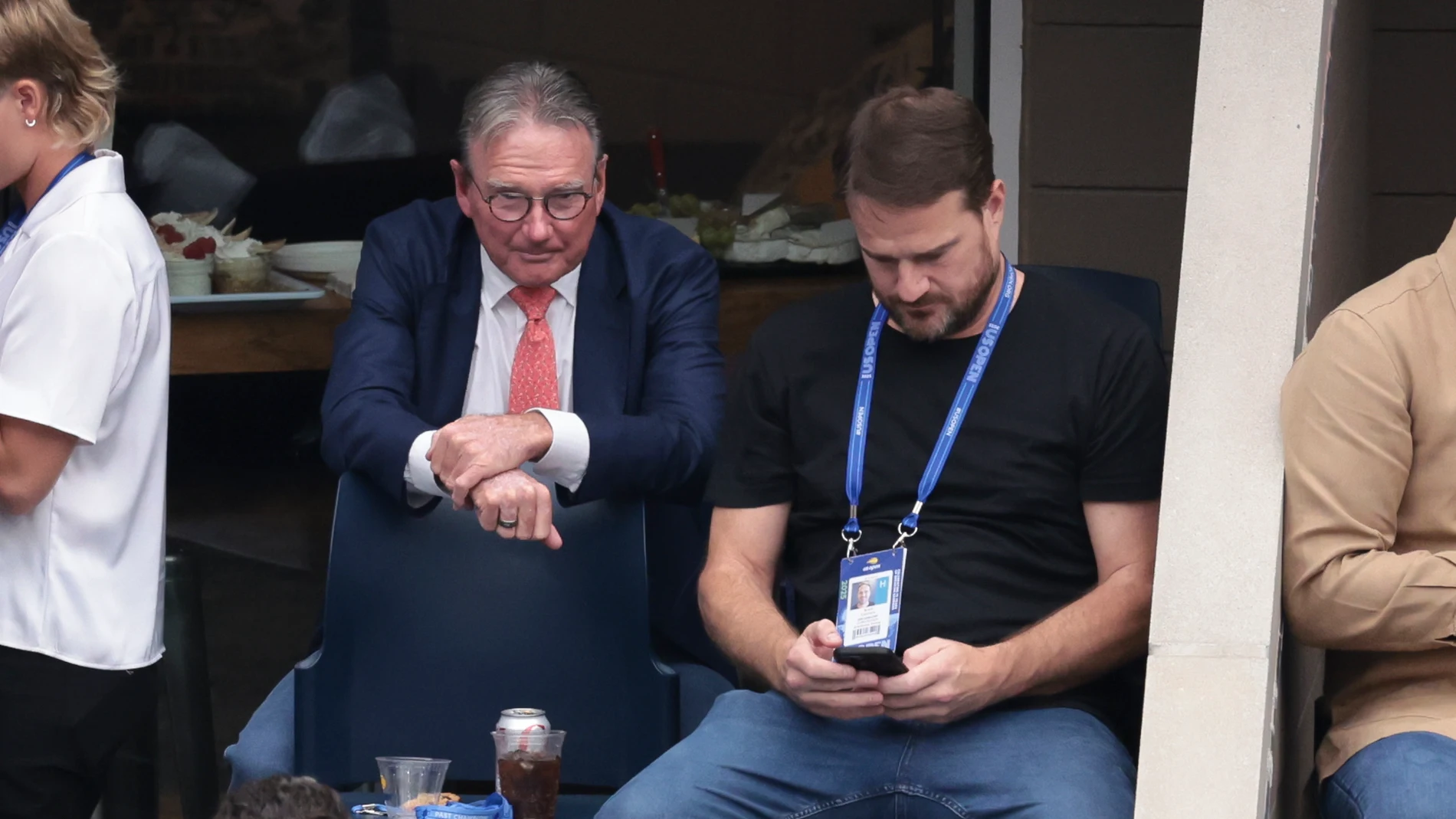 Jimmy Connors, en el US Open 2025 Jimmy Connors, en el US Open 2025