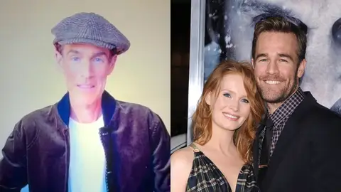 James Van Der Beek y su mujer Kimberly James Van Der Beek y su mujer Kimberly