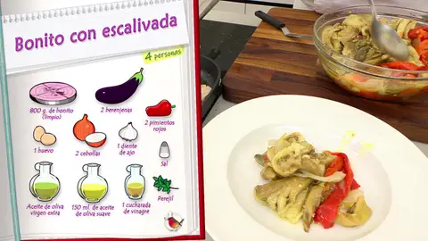 Ingredientes Bonito con escalivada Ingredientes Bonito con escalivada