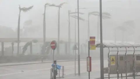 El super tifón Ragasa a su paso por Taiwán El super tifón Ragasa a su paso por Taiwán