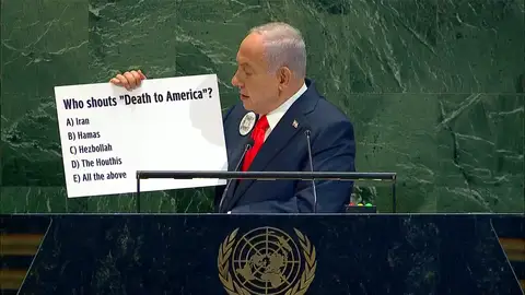 Netanyahu en la ONU Netanyahu en la ONU