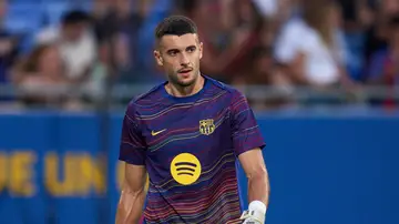 El portero del Barcelona Joan García El portero del Barcelona Joan García