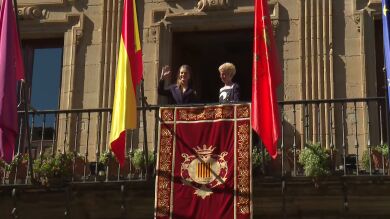 Primeras imágenes de la princesa Leonor como princesa de Viana en Navarra