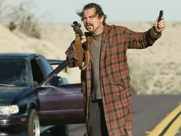 Leonardo DiCaprio en Una batalla tras otra Leonardo DiCaprio en Una batalla tras otra