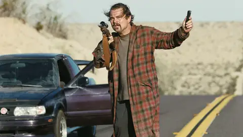 Leonardo DiCaprio en Una batalla tras otra Leonardo DiCaprio en Una batalla tras otra