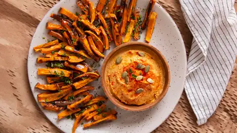 Hummus de zanahoria Hummus de zanahoria