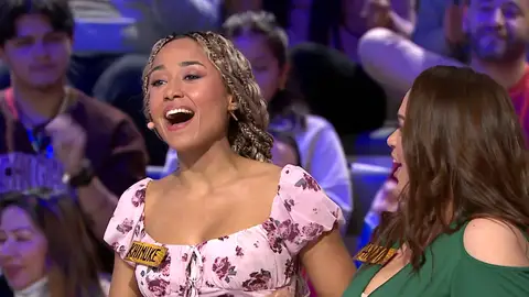 Perla, talent de La Voz 2025, en La ruleta de la suerte Perla, talent de La Voz 2025, en La ruleta de la suerte