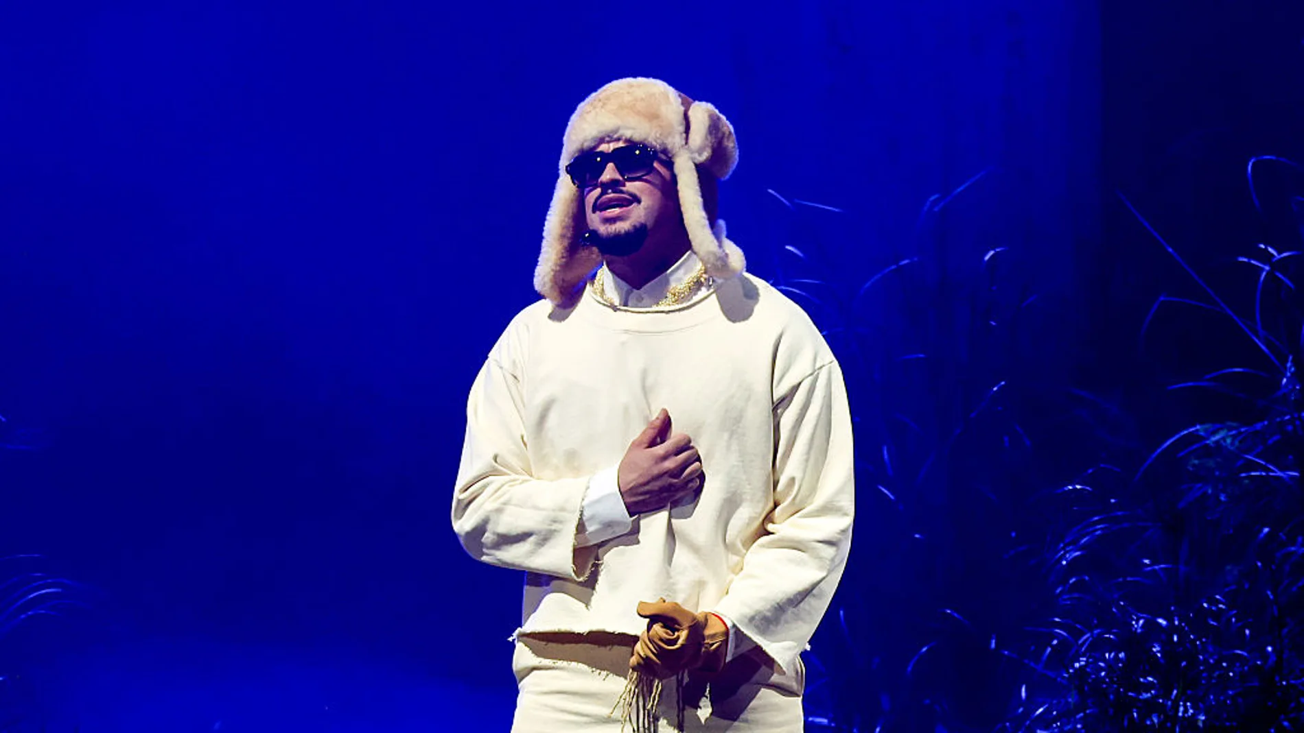 Bad Bunny durante su residencia No me quiero ir de aquí en Puerto Rico Bad Bunny durante su residencia No me quiero ir de aquí en Puerto Rico