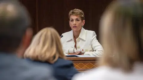 Chivite pidió a Santos Cerdán que le acompañara a algunas reuniones en ministerios, pero niega hablar sobre Belate Chivite pidió a Santos Cerdán que le acompañara a algunas reuniones en ministerios, pero niega hablar sobre Belate