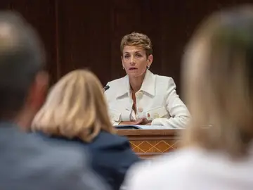 Chivite pidió a Santos Cerdán que le acompañara a algunas reuniones en ministerios, pero niega hablar sobre Belate Chivite pidió a Santos Cerdán que le acompañara a algunas reuniones en ministerios, pero niega hablar sobre Belate