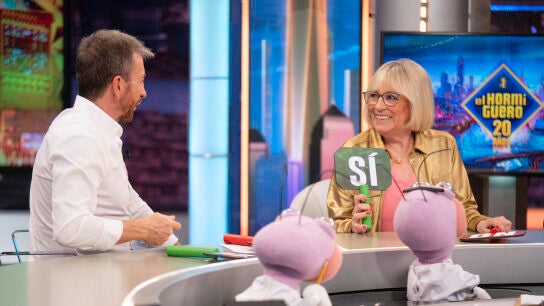 Carmen Maura alucina con Pablo Motos en el reto de las hormigas: &ldquo;Est&aacute; loco este mucho m&aacute;s que yo&rdquo;