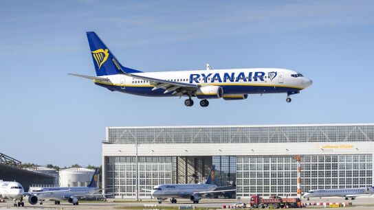 Avi&oacute;n de Ryanair. 