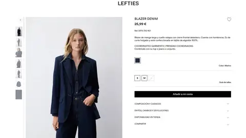 Blazer denim Blazer denim
