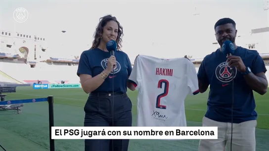 La camiseta con la que hoy jugará el PSG en Barcelona La camiseta con la que hoy jugará el PSG en Barcelona