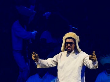 Bad Bunny durante un concierto en Puerto Rico