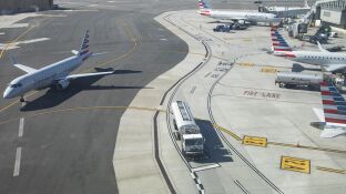 Vista del aeropuerto de LaGuardia, en Nueva York